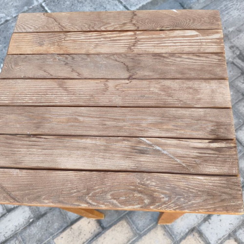 Τραπεζάκι ξύλινο μασίφ 39x42x79 εκ.
