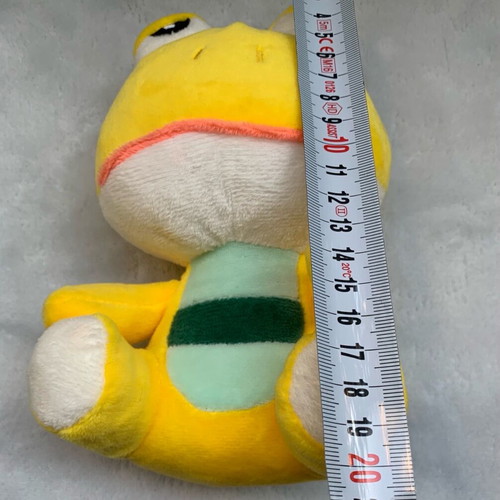 Plush frog used
