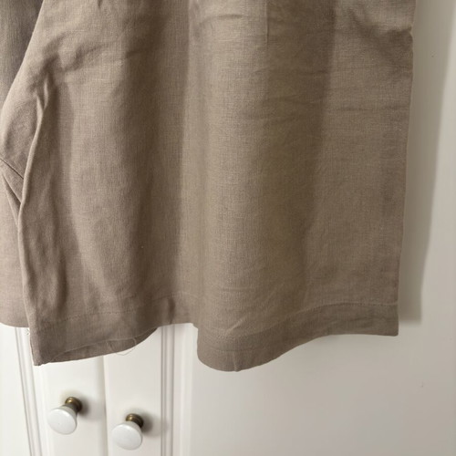 Calzedonia beige linen bermuda shorts new, size S