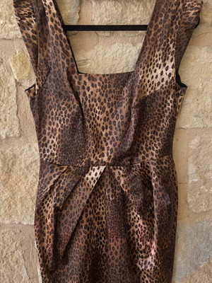 River Island Leopard Print Cocktail Dress like new, size M