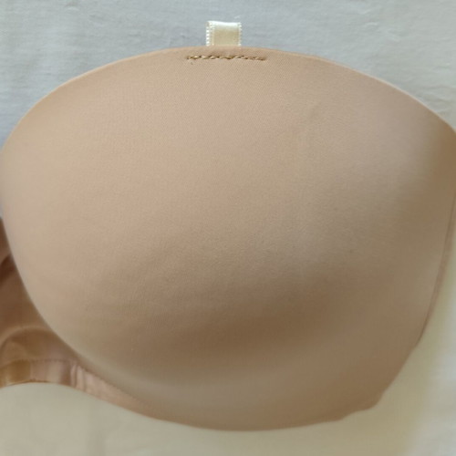 Wonderbra Ultimate W032D Skin Strapless Bra 75E used, push-up