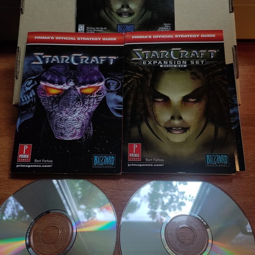 StarCraft Battle Chest PC game used, big box with manuals