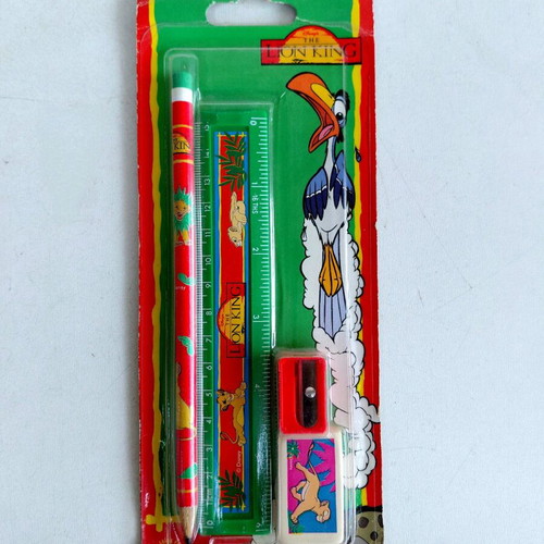 The Lion King school pencil set 90's new