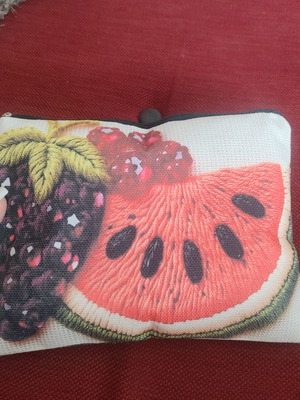 Summer bag with watermelon print
