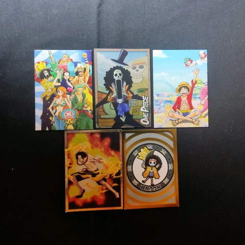 Panini One Piece Cards used, pack of 5