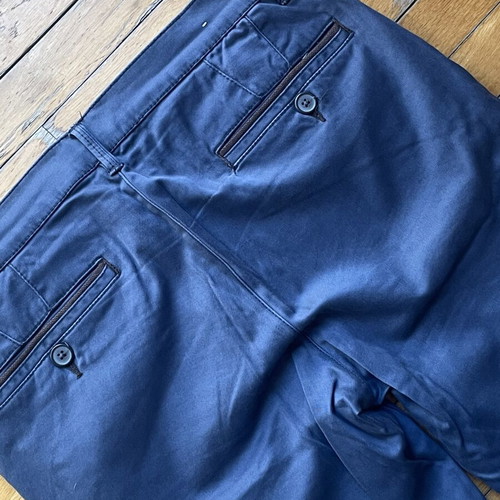 Berto Lucci fabric pants like new, blue
