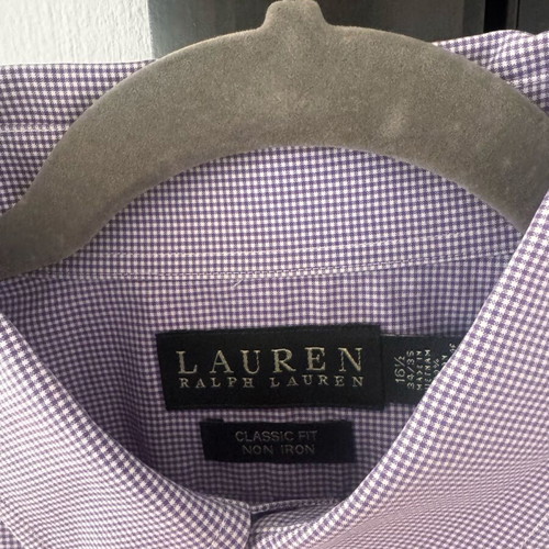 Ralph Lauren shirt without ironing like new