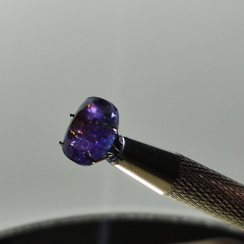 Tanzanite 7.28 carat emerald cut new with IGE certification