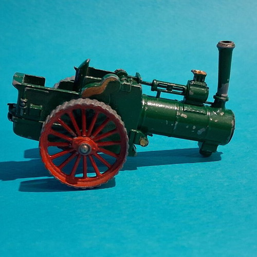 Steam train wagon used without front wheel