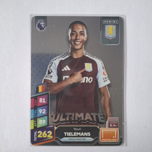 Panini Adrenalyn XL Extra Premier League 2025 Youri Tielemans Ultimate