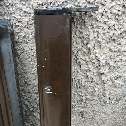 Aluminum parts from window screens used, pack of seven