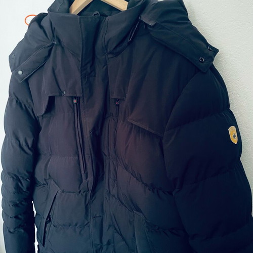 Wellensteyn men's jacket XL like new, dark blue, detachable hood