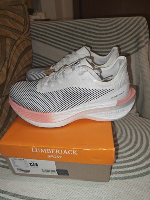Lumberjack Nanda WMN 4FX athletic shoes new, size 40, white with gradient sole