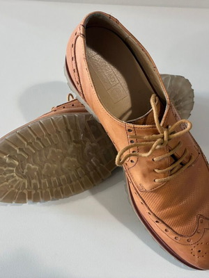 Nobrand Leather Shoes Brogues Like New Brown Orange Size 45