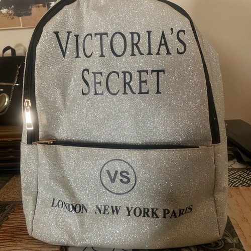 Victoria’s Secret backpack new fabric grey for back