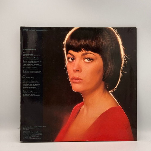 Mireille Mathieu Bonjour Mireille vinyl record used