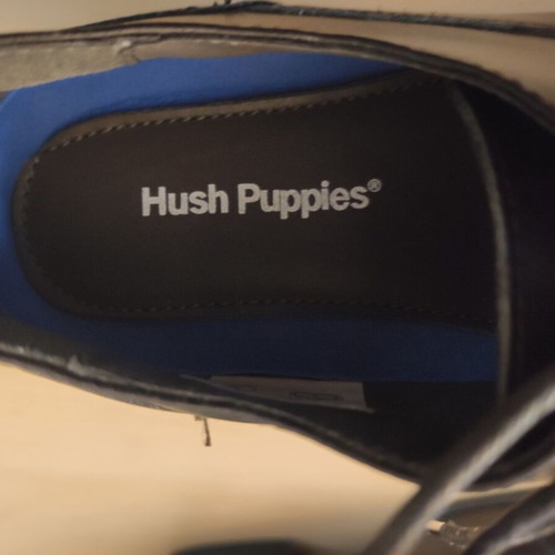 Hush Puppies men's formal shoes like new, black matte, size 41