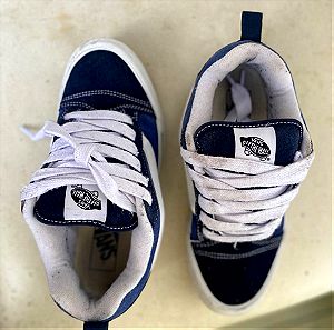 Vans Knu Skool Παιδικά - Εφηβικά Sneakers Navy Μπλε