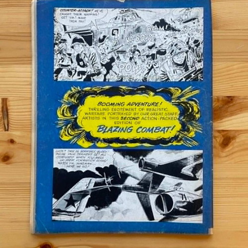 Blazing Combat #2 used war comic magazine 1966