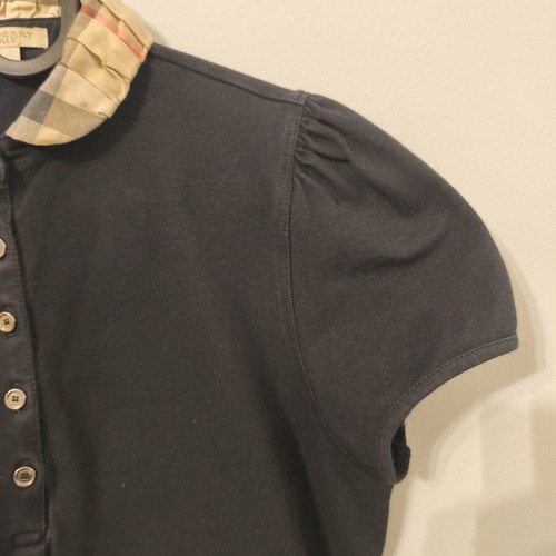 Burberry Polo Shirt used with Nova Check Collar black XL