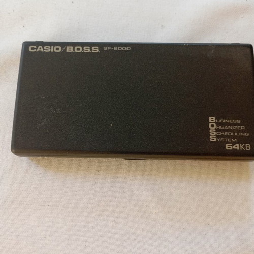 Casio Boss SF 8000 64kb Organiser like new, collectible 1989