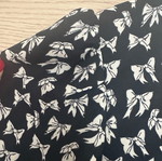 Diane von Furstenberg Joanna φόρεμα μαύρο και μπεζ με σχέδιο φιόγκων σαν καινούργιο