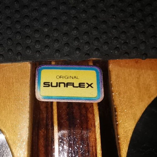 Комплект от 2 употребявани ракети за пинг-понг Sunflex в добро състояние