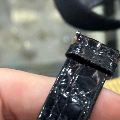 Omega watch authentic with real diamonds like new, black