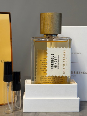 Goldfield & Banks Ingenious Ginger Eau de Parfum 3ml καινούργιο μεταγγισμένο άρωμα
