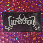 Girlschool logo embroidered patch