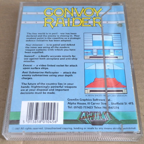 Convoy Raider (Gremlin) Amstrad Cassette like new