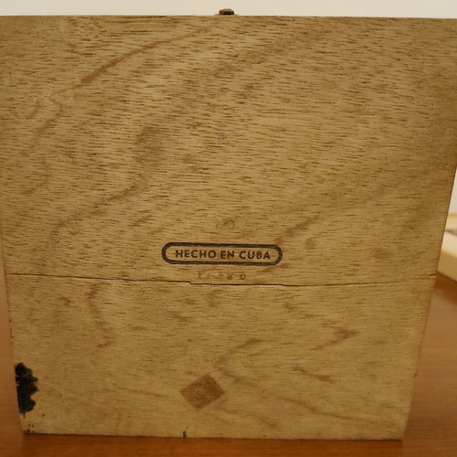 Montecristo Especial wooden cigar case used, vintage 1999