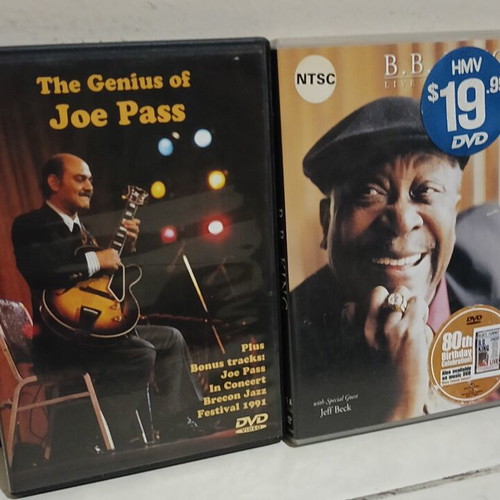 Jazz DVD set like new, three pieces