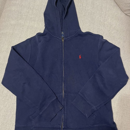 Ralph Lauren zip up jacket dark blue like new, size XS