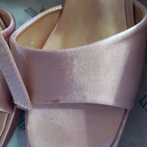 Tulipano sandals size 36 like new, pink and gold platform