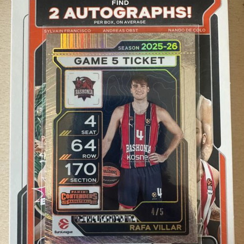Rafa Villar Panini Contenders EuroLeague 2025-26 Basketball Card 4/5