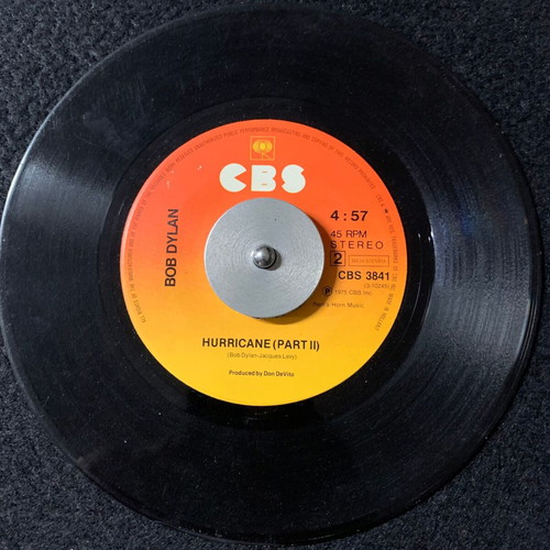 Bob Dylan Hurricane βινύλιο 7", 45 RPM μεταχειρισμένο, rock