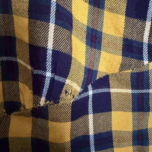 BSB Checked Dress onesize like new, black and yellow