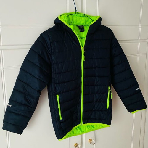 Children's jacket used No 10Y dark blue with hood