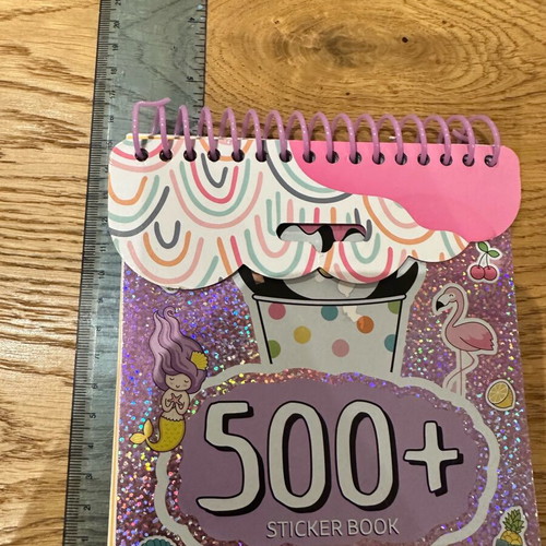 Sticker book used, 497 stickers, 3 missing