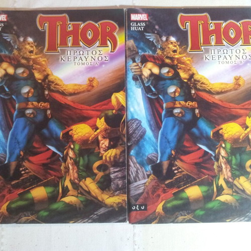 Thor First Thunder Comic 1 and 2 editions Oxy used