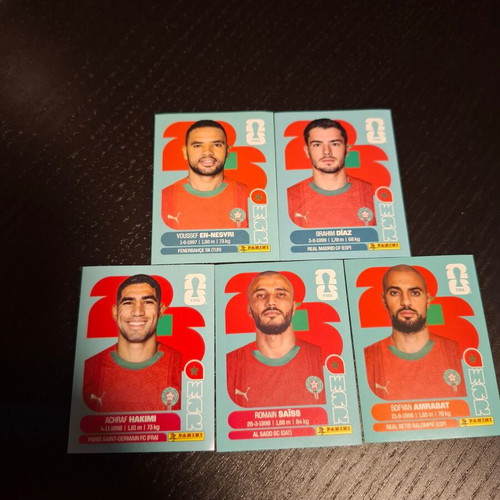 Αυτοκόλλητα Morocco Players FIFA World Cup 2026 καινούργια