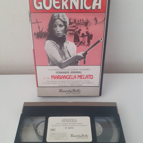 Guernica VHS tape used, dubbed