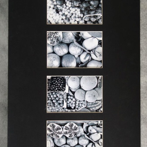 Fruit photos like new, set of 4 pieces