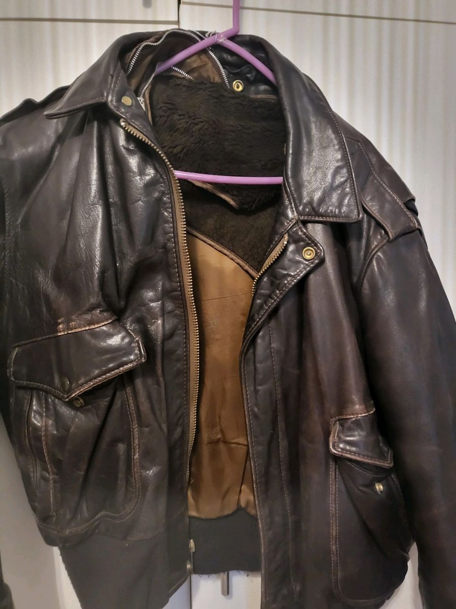 Schott vintage hot sale leather jacket