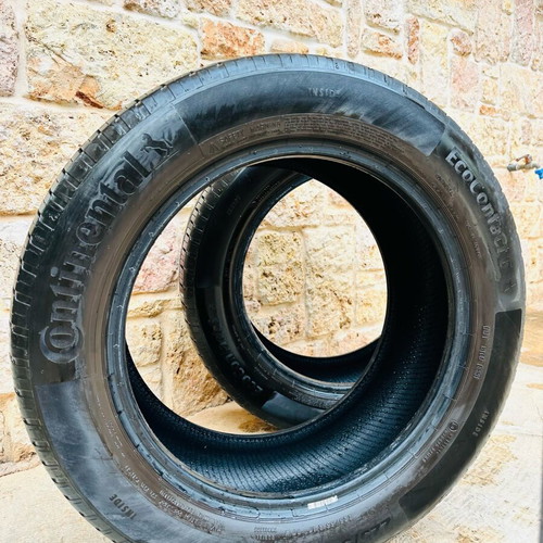 Continental EcoContact 6 tires like new, 225/55/17, set of 2