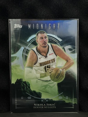 Midnight Case Hit Nikola Jokic 2025-26 Topps card like new