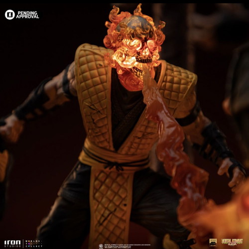 Iron Studios Mortal Kombat Scorpion Fatality Deluxe Art Statue Scale 1/10 new