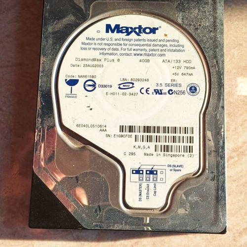 Hard drive used