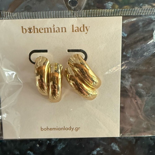 Bohemian lady stainless steel earrings new